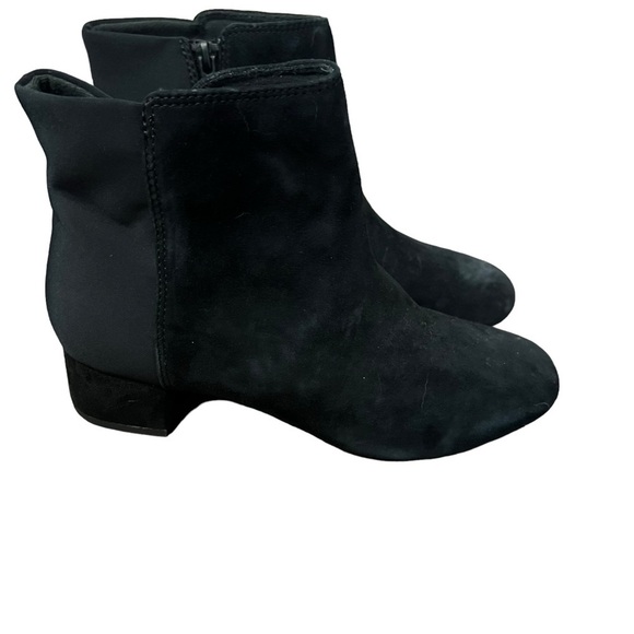 Clarks Chartli Valley Black Ankle Boots Combi Suede - Picture 8 of 11